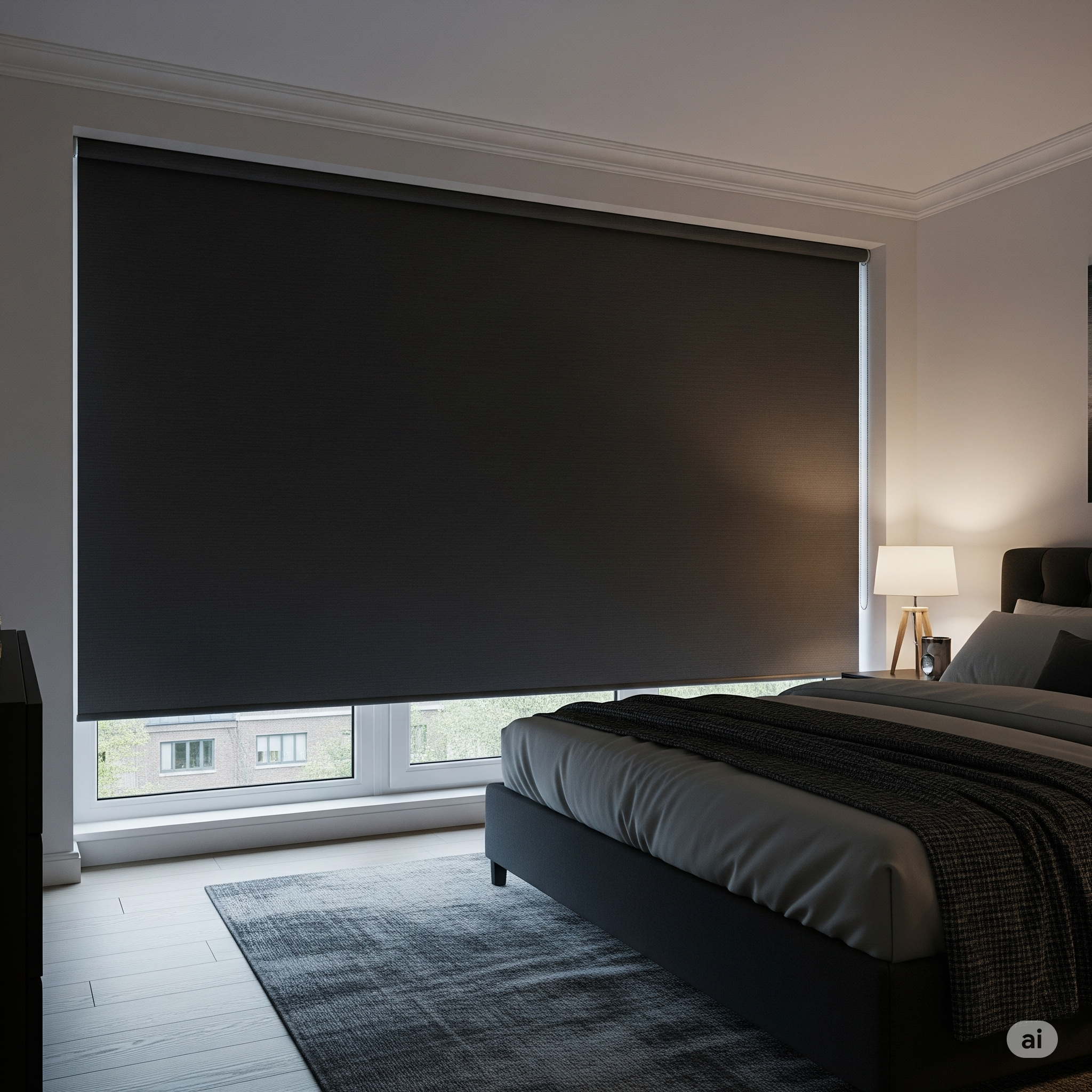 Electric roller window blinds